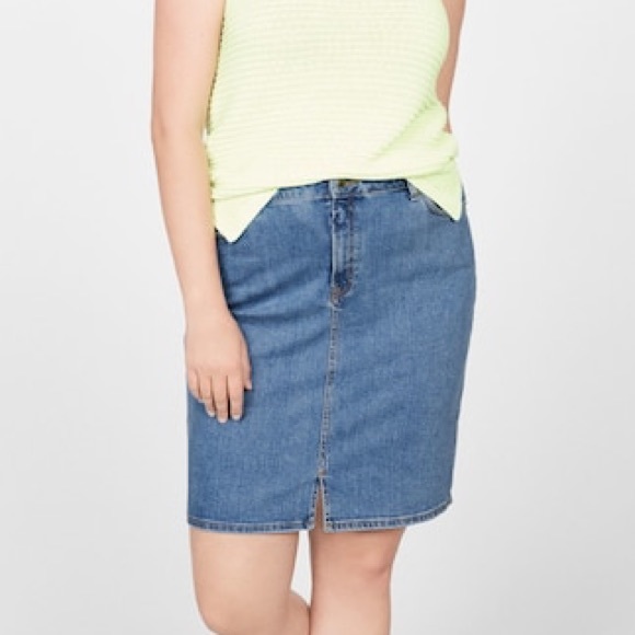 Mango Dresses & Skirts - NEW Violeta by Mango denim skirt L womens